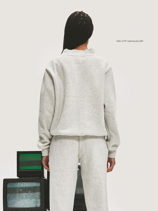 Embossed Mockneck