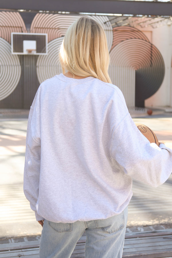 Customized Embroidered Mock neck Sweatshirt