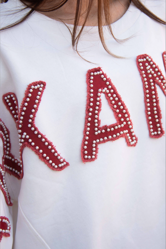 Customized Embroidered Mock neck Sweatshirt