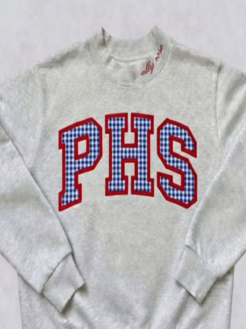 Customized Embroidered Mock neck Sweatshirt
