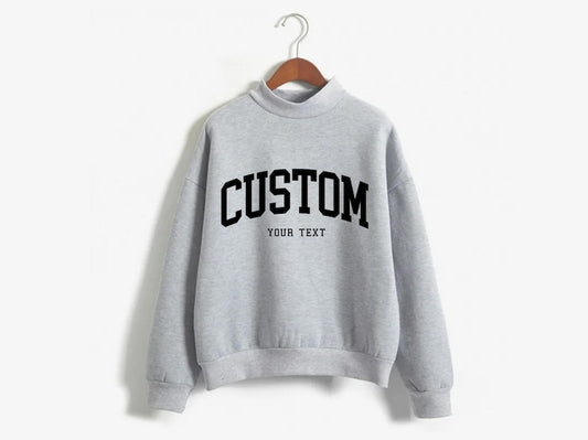 Customized Patriots Embroidered Mock neck Sweatshirt