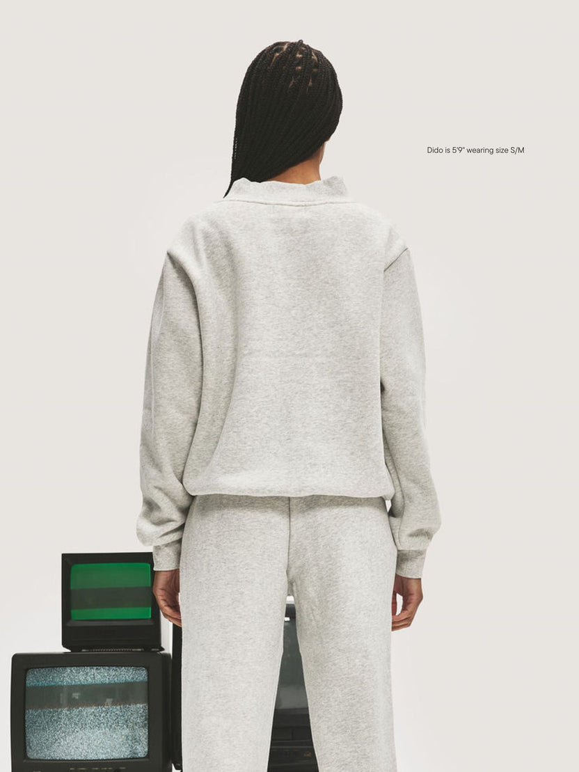 Embossed Mockneck