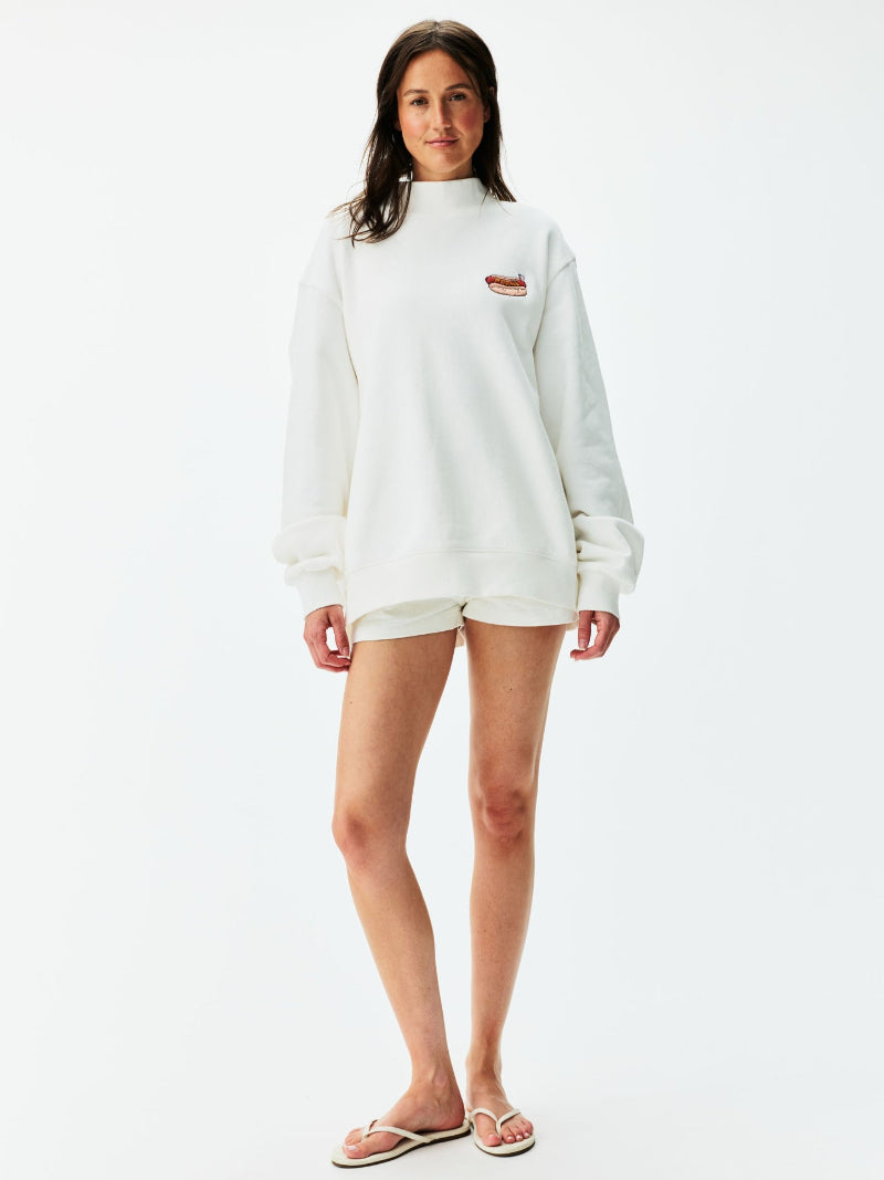 Hot Dog Graphic Mockneck