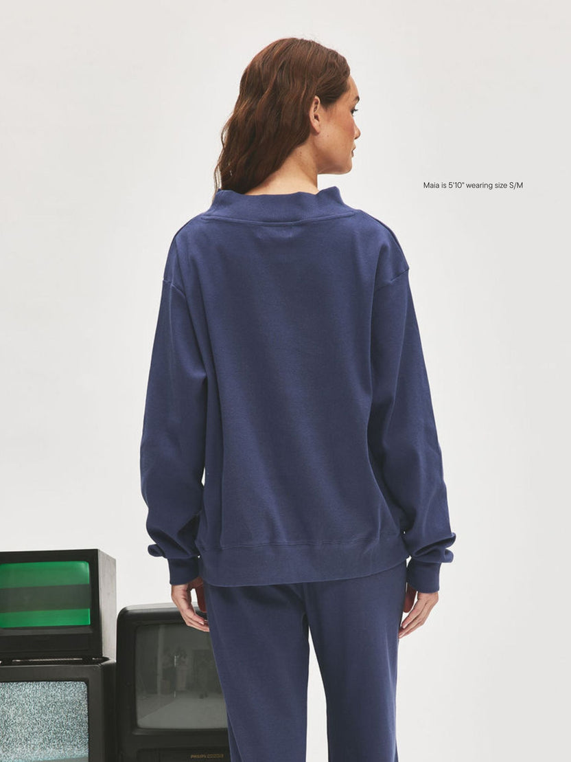 Ribbed Pullover With Nostalgia Patch