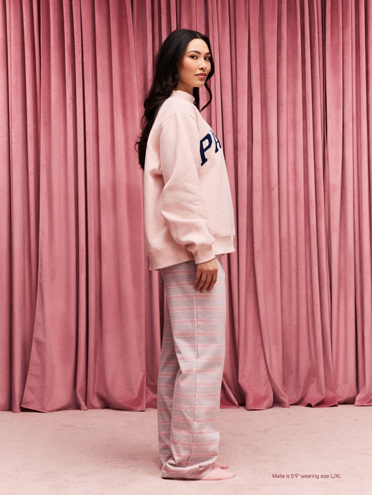 Heart Varsity Mockneck