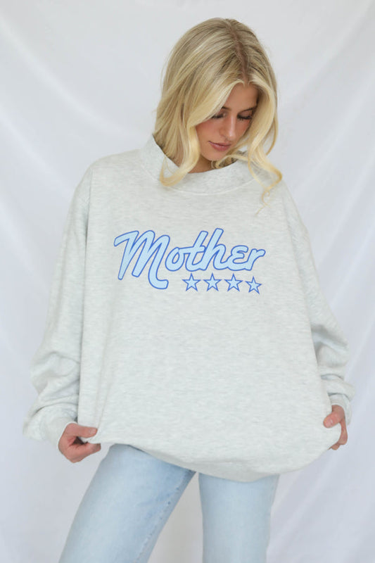 Customized Embroidered Mock neck Sweatshirt