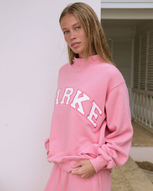 Varsity Mockneck – Conch | Lightweight Heritage Cotton Sweatshirt