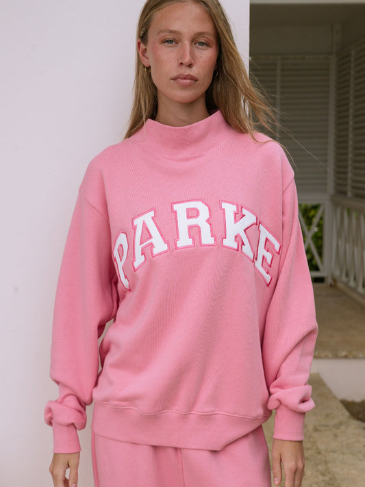 Varsity Mockneck – Conch | Lightweight Heritage Cotton Sweatshirt