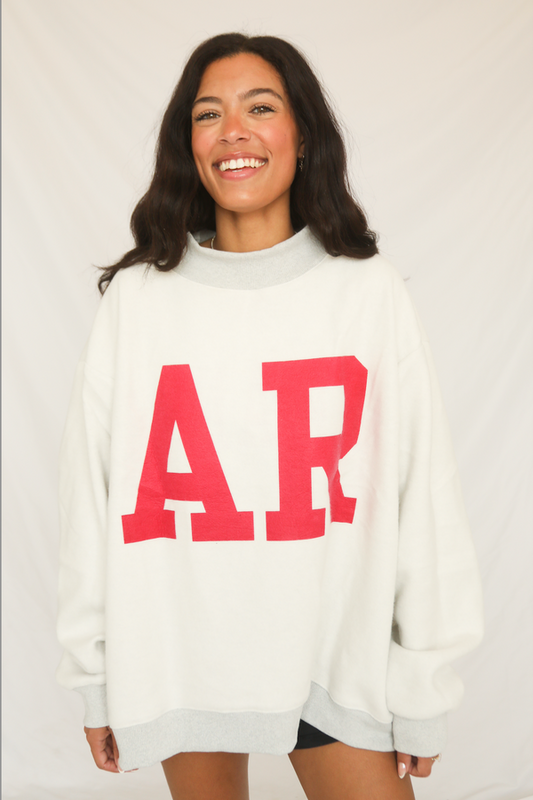 Customized Embroidered Mock neck Sweatshirt