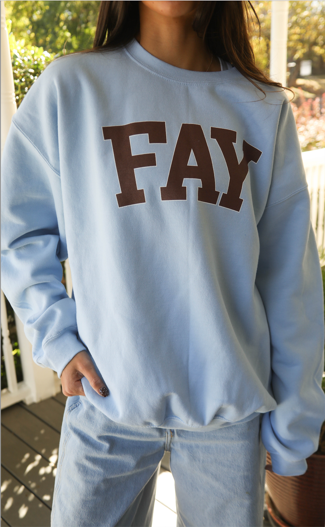 Customized Embroidered Mock neck Sweatshirt