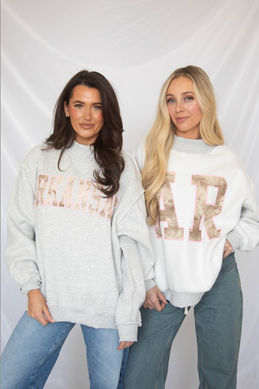 Customized Embroidered Mock neck Sweatshirt