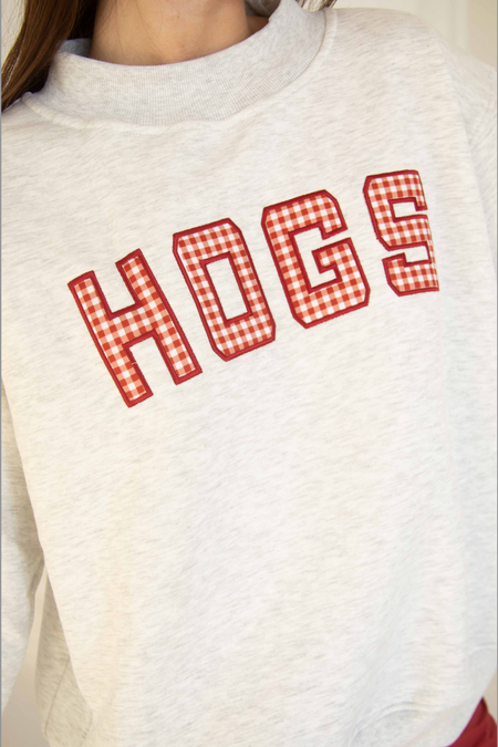 Customized Embroidered Mock neck Sweatshirt