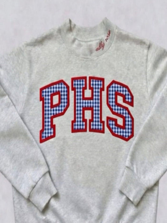 Customized Embroidered Mock neck Sweatshirt