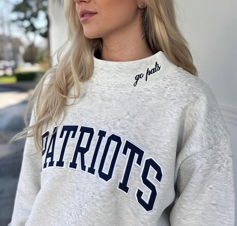 Mother's Day Customized Embroidered Mockneck | Gift for MOM